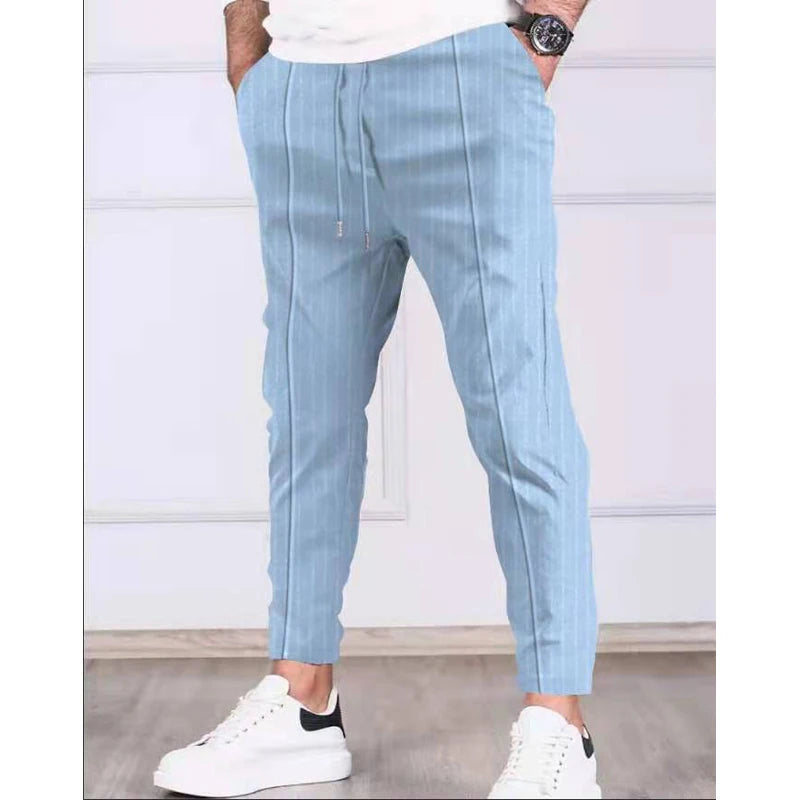 Calça Masculina Listrada
