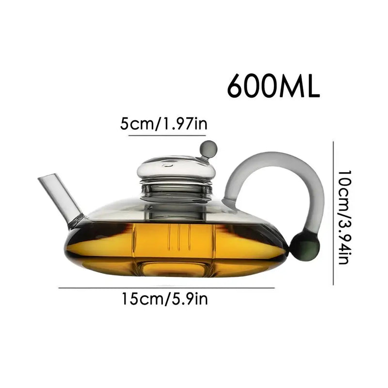 Bule de chá e café Retrô de 600ml