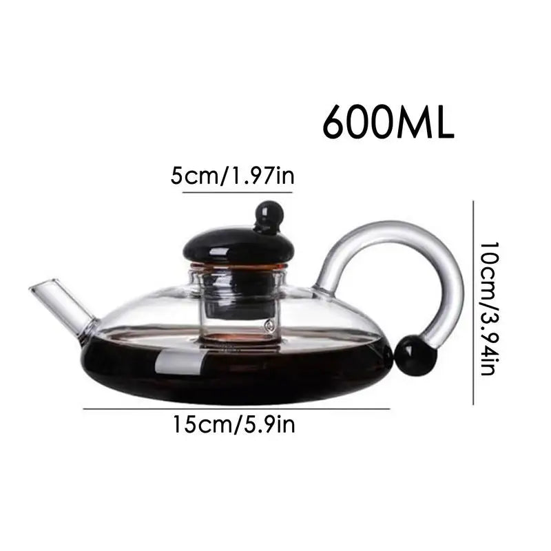 Bule de chá e café Retrô de 600ml